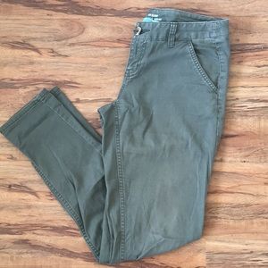 Mossimo Olive Green Slim Skinny Pants